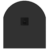 Wall Mirror Black 80x35 cm Oval 348206