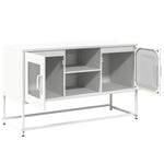 ZNTS TV Cabinet White 100.5x39x60.5 cm Steel 853385