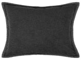 Cushion Cover 12 pcs HOUTEN Dark Grey 50 x 50 cm Boucl 919131