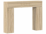 Fireplace Surround Sonoma 102 x 18 x 100.5 cm Engineered Wood 8006608