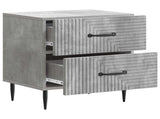 Bedside Cabinet 2 pcs Concrete Grey 43 x 34.5 x 47.5 cm 894762