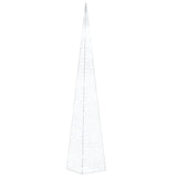 Acrylic Decorative LED Light Cone Cold White 60 cm 328956