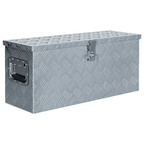 Aluminium Box 76.5x26.5x33 cm Silver 142938
