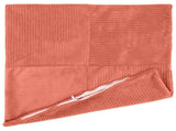 Cushion Cover 6 pcs ALMELO Red Orange 60 x 60 cm Corduroy 915406