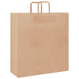 Paper Bags 250 pcs with Handles Brown 45x17x48 cm 4101821