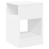 End Table 2 pcs White 30.5 x 30 x 45 cm Engineered Wood 890897