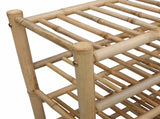 Shoe Rack with Shelf Natural 68 x 28 x 63 cm Bamboo 42028236