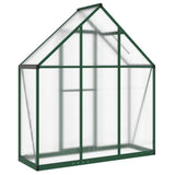 Greenhouse with Base Frame Green 169x58x195 cm Aluminium 4005817