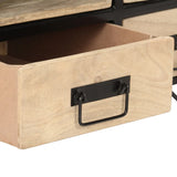 Coffee Table 100x50x40 cm Solid Mango Wood 287871