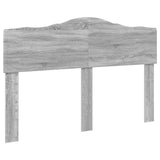 Bed Frame with Drawer Grey Sonoma 140 x 200 cm Engineered Wood 3413189