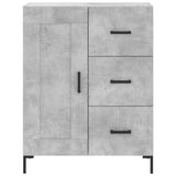 Highboard Concrete Grey 69.5x34x180 cm Engineered Wood 3190025