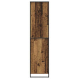 Warderobe with Door Old Wood 50 x 50 x 200 cm Engineered Wood 3403020