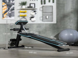 Foldable Weight Bench, Adjustable Strength Training Sit Up Ab Bench, Incline/Decline, Blue T3398P425049
