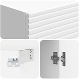 Cabinet Set 2 pcs High Gloss White 33 x 34.5 x 89.5 cm 3416632