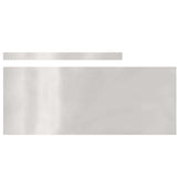 Lawn Edging Silver 450 x 0.05 x 20 cm Stainless Steel 868028