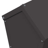 Chicken Feeder Black 30 x 30 x 39 cm Cold-Rolled Steel 874681