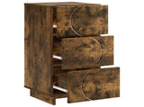 Sideboard Smoked Oak 33.5 x 34.5 x 75 cm Engineered Wood 8011518