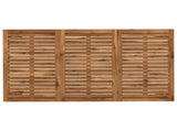 Garden Dinner Table Natural and White 141 x 80.5 x 75 cm 901320