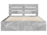 Bed Frame with Headboard Concerte 120 x 200 cm Solid Pine Wood 3411763