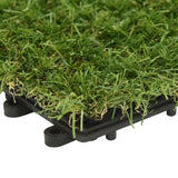 Artificial Grass Tiles 22 pcs Green 30x30 cm 149031
