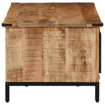 ZNTS Coffee Table with Drawers 110x50x40 cm Solid Wood Mango 374053