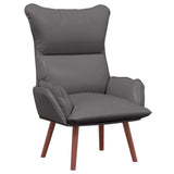 Armchair Grey 69 x 74 x 93 cm Artificial Leather 42001859