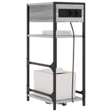 Bedside Cabinet Grey Sonoma 40 x 27 x 76 cm Engineered Wood 859573