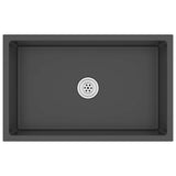 Handmade Kitchen Sink Black Stainless Steel 51517