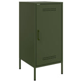 Sideboards 2 pcs Olive Green 36x39x79 cm Steel 843021