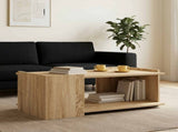 Coffee Table Sonoma Oak 90 x 50 x 33 cm Engineered Wood 8000996