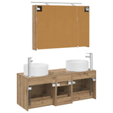 Bathroom Furniture Set 4 pcs Artisan Oak 3407102
