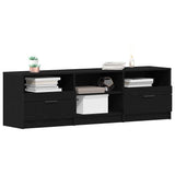 TV Cabinet Black Oak 150 x 33.5 x 45 cm Engineered Wood 862744