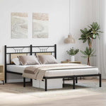 Bed Frame without Mattress Sonoma Oak 140x190 cm Engineered Wood 4106792