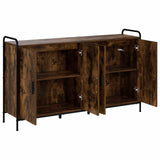 Sideboard Smoked Oak 135 x 33 x 81 cm Engineered Wood 3434079
