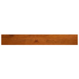 Window Sills 2 pcs Brown 110 x 15 x 2 cm Solid Oak Wood 42049972