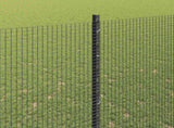 Welded Wire Fence with Post 10 x 1.5 m Hot-Dip Galvanised Steel 3336574