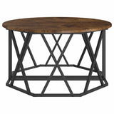Coffee Table Smoked Oak 80 x 80 x 42 cm 868251