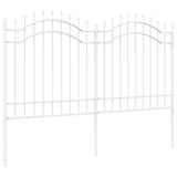 Garden Fence Woerden White 240 x 165 cm Powder-coated steel 42003970