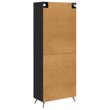Highboard Black Oak 69.5 x 34 x 180 cm Engineered Wood 3416236