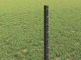 Welded Wire Fence 25 x 0.6 m PVC-Coated Steel Grey Mesh 3336849