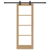 Sliding Door ORKDAL Natural and Black 73.5 x 198.5 cm 3332155