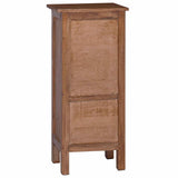 Plant Stand with Drawer Brown 36 x 25 x 80 cm Mahogany Wood 42012415