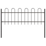 Garden Fence Grey 3.4 x 0.6 m Powder-coated steel 3334033