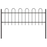 Garden Fence Grey 6.8 x 0.6 m Powder-coated steel 3334073