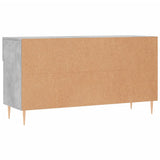 Shoe Bench Concrete Grey 102x35x55 cm Engineered Wood 829728