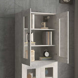 Hanging Wall Cabinet Concrete Grey 69.5x34x90 cm 812289