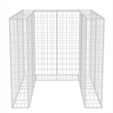 Gabion Single Wheelie Bin Surround Steel 110x100x120 cm 142558