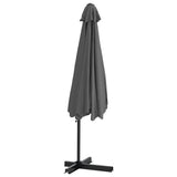 Garden Parasol with Steel Pole 300 cm Anthracite 47314