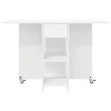 Dinning Table 115 x 70 x 75 cm Engineered Wood White 8006029