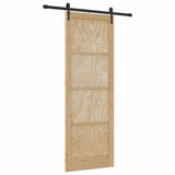Sliding Door ORKDAL Brown 83 x 232 cm Solid Pine Wood 3333788